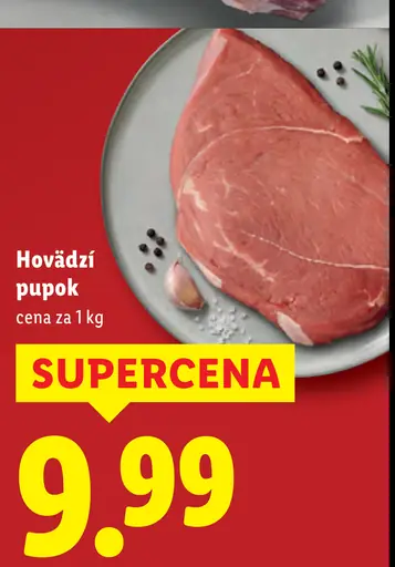 Lidl hovädzí pupok