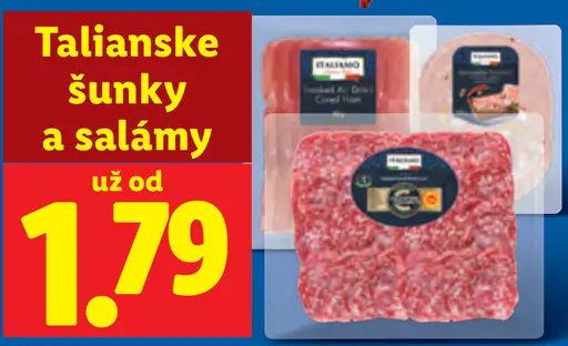 Italiamo talianske šunky a salámy