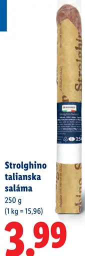 Italiamo Strolghino talianska saláma