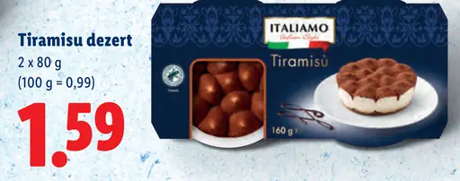 Italiamo Tiramisu dezert