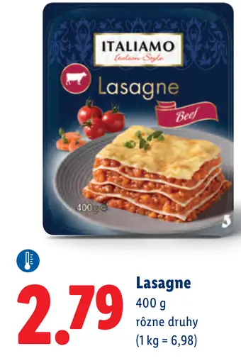Italiamo lasagne hovädzie rôzne druhy