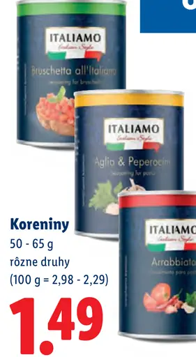 Italiamo koreniny