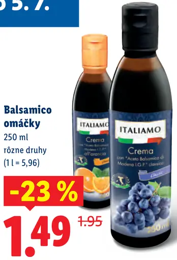 Italiamo Balsamico omáčky