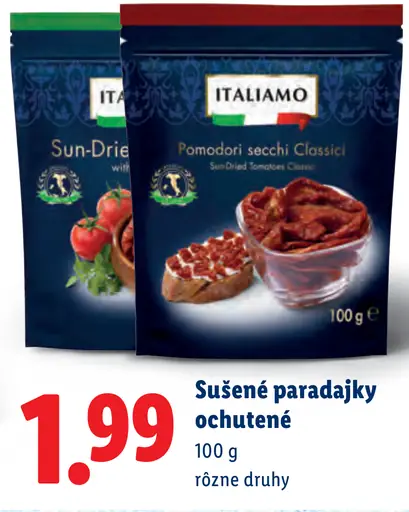 Italiamo Sušené paradajky