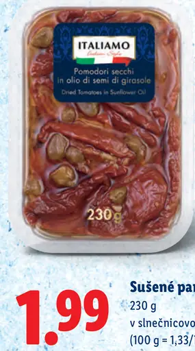 Italiamo Sušené paradajky v slnečnicovom oleji