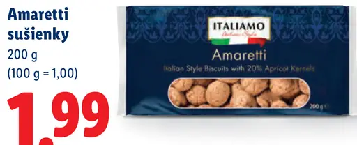 Italiamo Amaretti sušienky