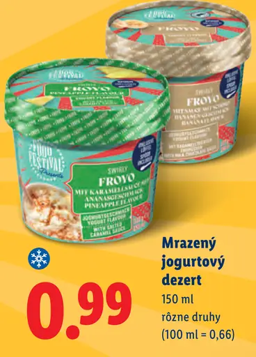 Green Grocer Mrazený jogurtový dezert