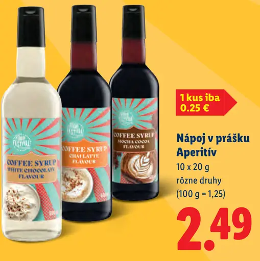 Food Festival nápoj v prášku Aperitív