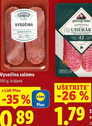 Pikok Pure Vysočina saláma krájaná