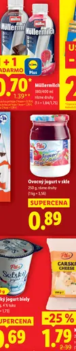 Müllermilch Mliečny nápoj rôzne druhy
