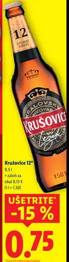 Krušovice 12° plechovka