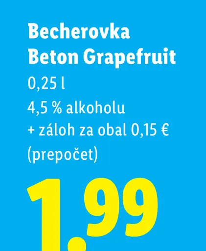 Becherovka Beton Grapefruit plechovka