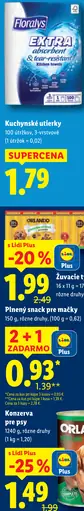 Floralys kuchynské utierky absorbent & tear resistant, 3-vrstvové