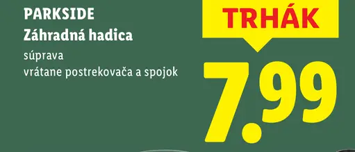 Parkside záhradná hadica súprava