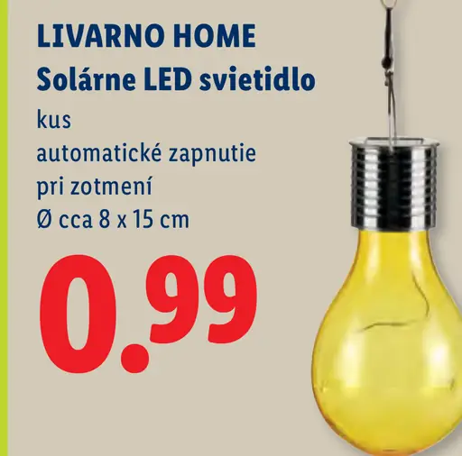 Livarno Home Solárne nástenné LED svietidlo