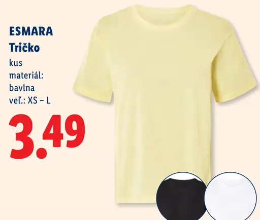 Esmara Tričko dámske