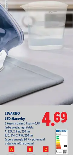Livarno LED žiarovky