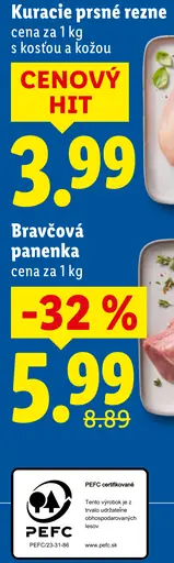 Kuracie prsia s kosťou a kožou