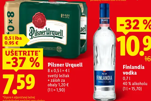 Pilsner Urquell Svetlý ležiak plechovka