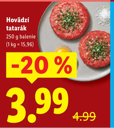 Hovädzí tatarák