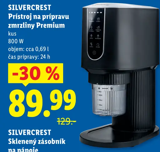 Silvercrest prístroj na prípravu zmrzliny Premium