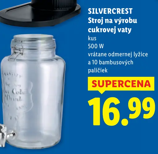 Silvercrest Stroj na výrobu cukrovej vaty
