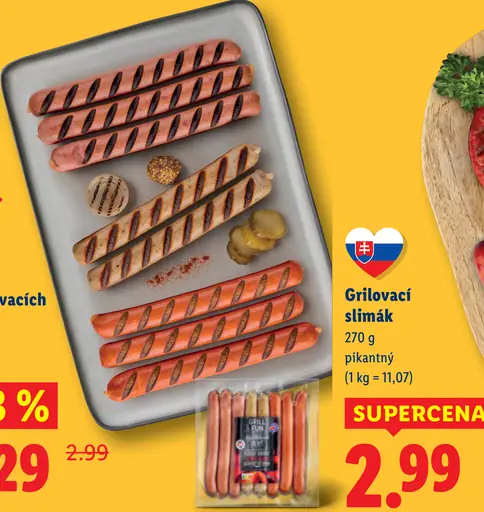 Lidl Grilovací slimák pikantný