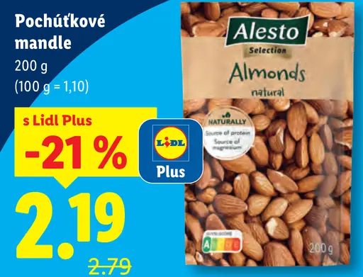 Alesto Pochúťkové mandle