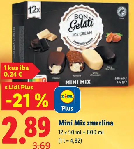 Bon Gelati Mini Mix zmrzlina
