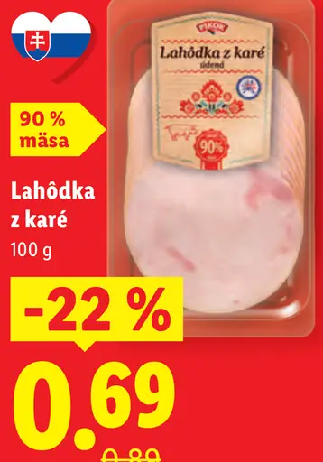 Pikok Lahôdka z karé šunka
