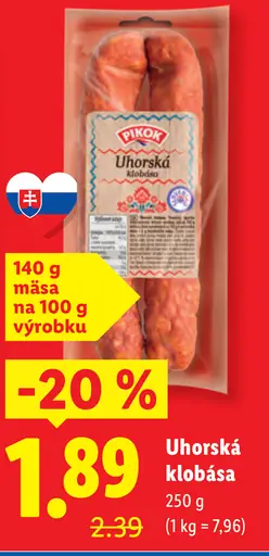Pikok Uhorská klobása