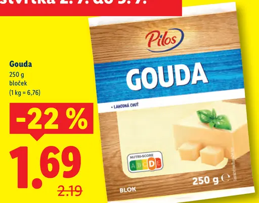 Pilos Gouda blok
