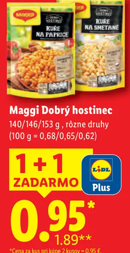 Maggi Dobrý hostinec hotové jedlo rôzne druhy