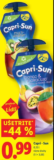 Capri-Sun Multivitamin nápoj v kapsičke