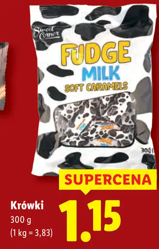 Sweet Corner Fudge Milk mäkké karamelky