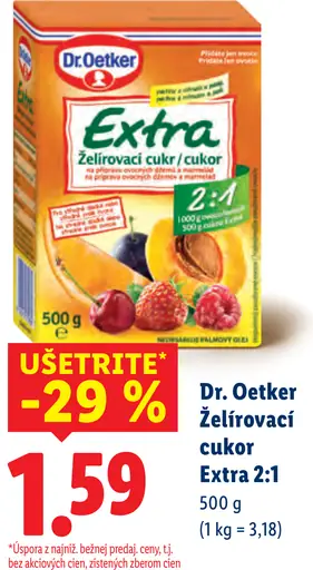 Dr. Oetker extra želírovací cukor 2 : 1