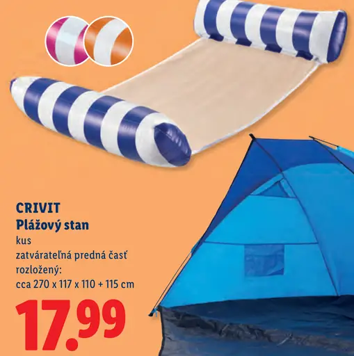 Crivit Plážový stan