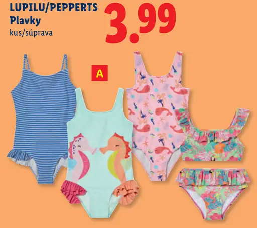 Lupilu/Pepperts detské plavky