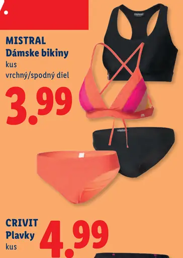 Mistral dámske bikiny vrchný diel