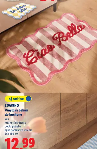 Livarno vinylový behúň do kuchyne
