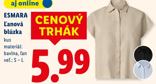 Esmara Ľanová blúzka