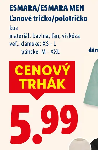 Esmara Men ľanová košeľa