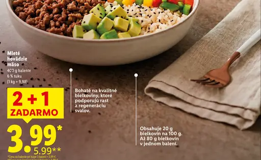 Fit Life mleté hovädzie mäso