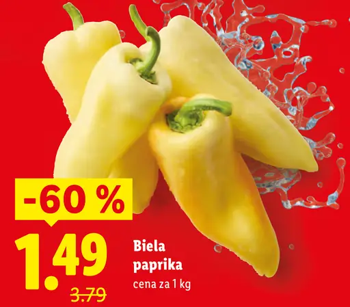 Biela paprika čerstvá