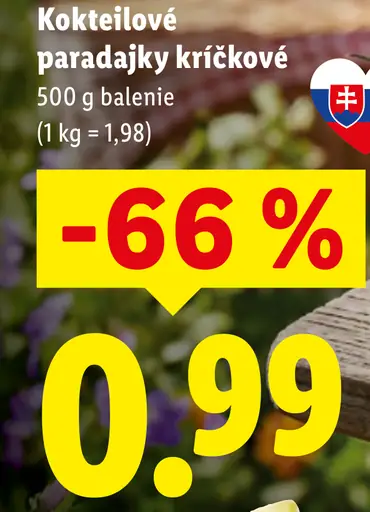 Kokteilové paradajky kríčkové