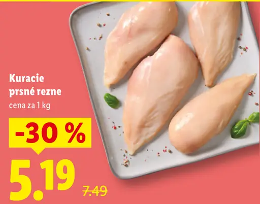 Kuracie prsia rezne