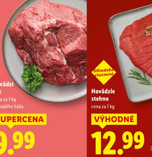 Hovädzie stehno