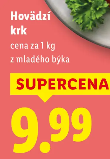 Hovädzí krk z mladého býka