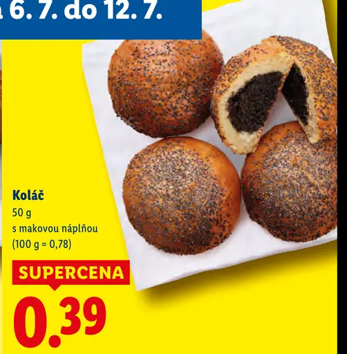 Koláč s makovou náplňou