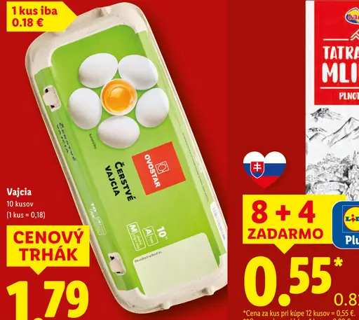 Ovostar Čerstvé vajcia